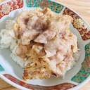 ３分でできる生姜ご飯と豚肉塩麹炒め